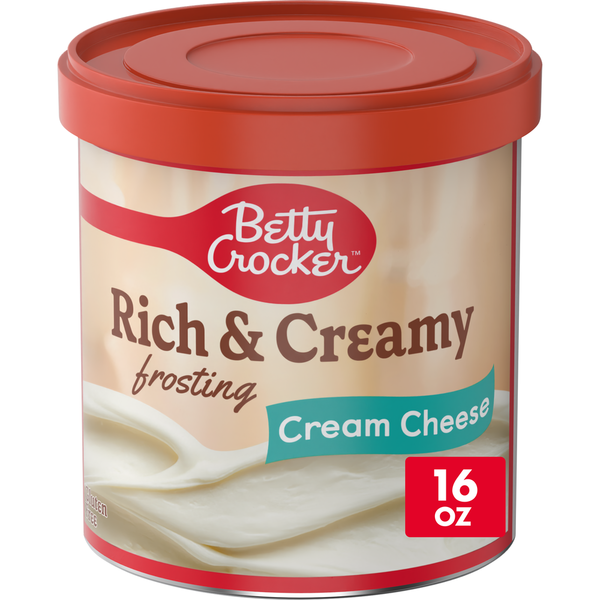 Baking Supplies & Decor Betty Crocker Rich and Creamy Cream Cheese Flavored Frosting hero