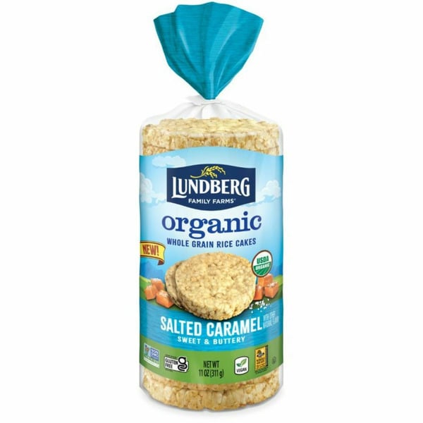 Crackers Lundberg Family Farms Organic Salted Caramel Rice Cakes hero