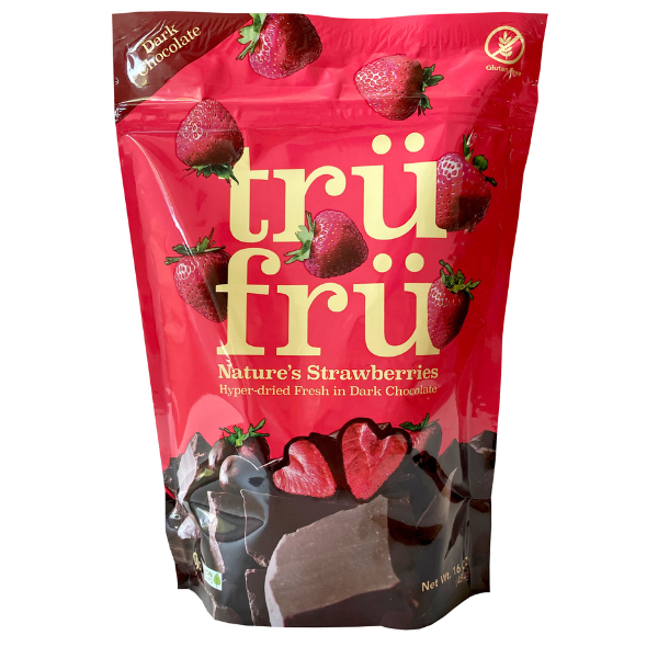 Fruit & Vegetable Snacks Tru Fru Hyper Chilled Strawberries in White & Milk Chocolate hero