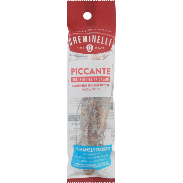 Lunch Meat Creminelli Fine Meats Salami, Piccante hero