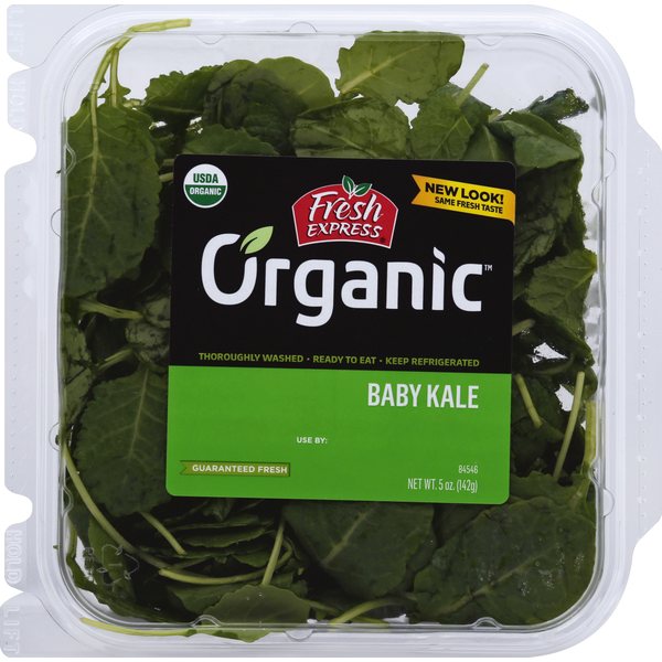 Packaged Vegetables & Fruits Fresh Express Baby Kale, Organic hero