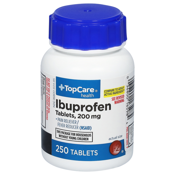 Muscles, Joints & Pain Relief TopCare Ibuprofen, 200 mg, Tablets hero