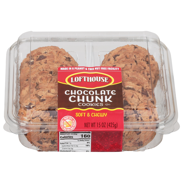 Bakery Desserts Lofthouse Cookies, Chocolate Chunk, Soft & Chewy hero