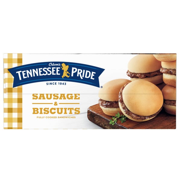 Frozen Breakfast Odom's Tennessee Pride Sausage Biscuit Link hero