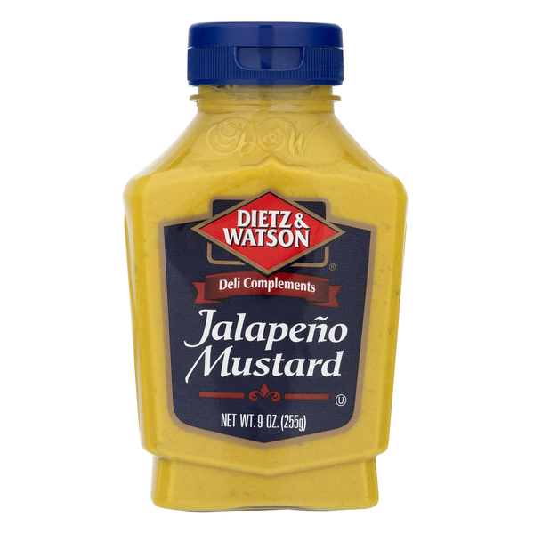 Condiments Dietz & Watson Mustard, Jalapeno hero