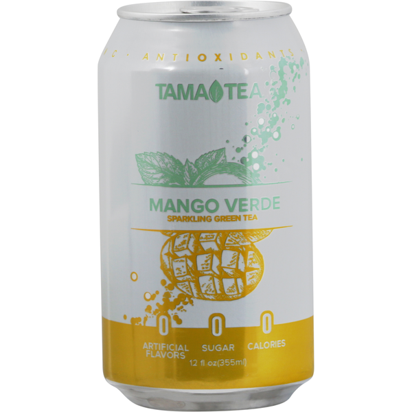 Tea Tama Tea Sparkling Green Tea, Mango Verde hero