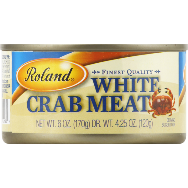 Canned Meat & Seafood Roland Foods Crab Meat, White hero