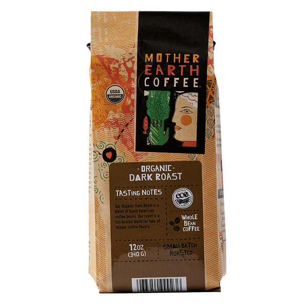 Coffee Mother Earth Coffee Dark Roast, Whole Bean hero