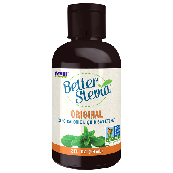 Spices & Seasonings NOW BetterStevia® Liquid, Original hero