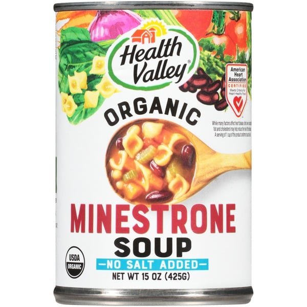 Soup, Broth & Bouillon Health Valley Soup, Organic, Minestrone hero