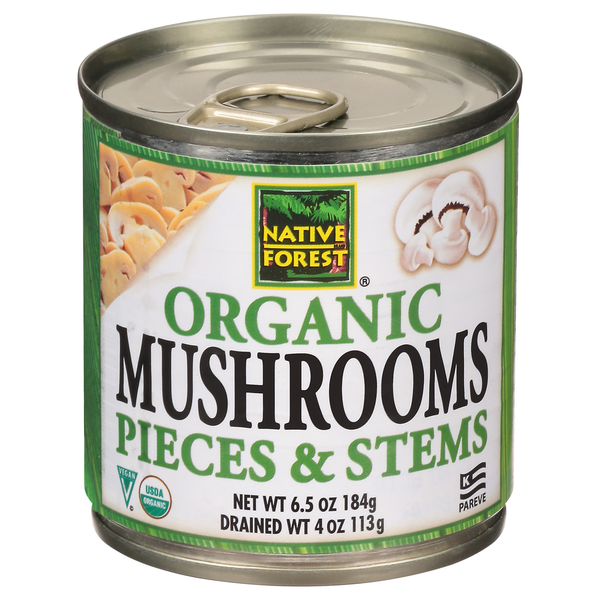 Asian Foods Native Forest Mushrooms, Organic, Pieces & Stems hero