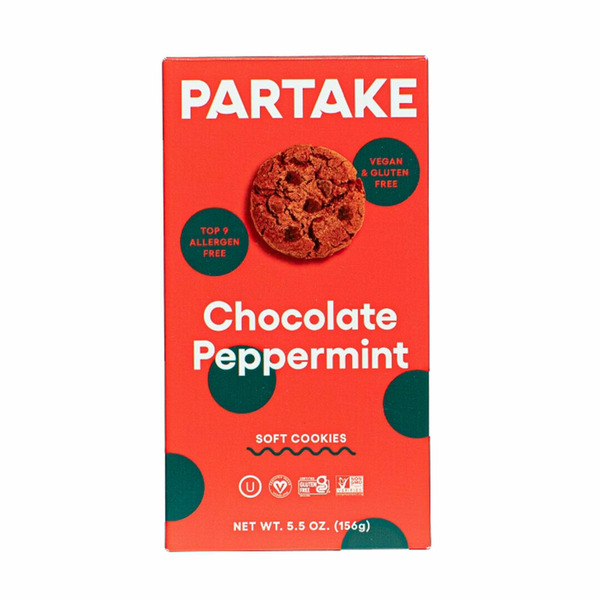 Cookies & Cakes Partake Soft Baked Chocolate Peppermint Cookies hero