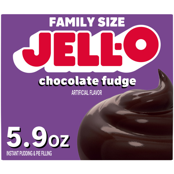 Doughs, Gelatins & Bake Mixes Jell-O Chocolate Fudge Instant Pudding & Pie Filling Mix hero