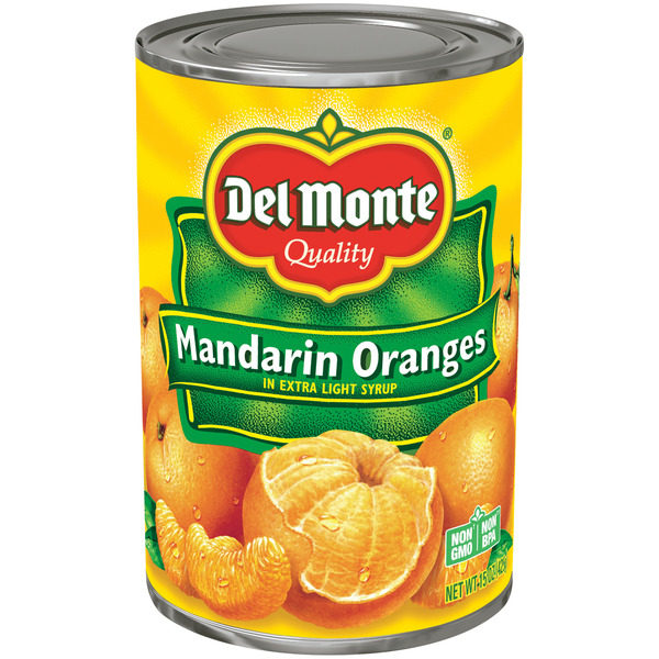 Canned Fruit & Applesauce Del Monte Mandarin Oranges in Light Syrup hero