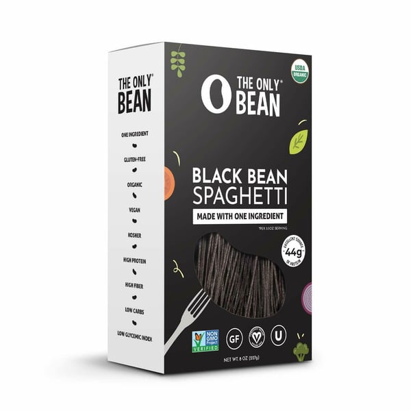 Dry Pasta The Only Bean Black Bean Spaghetti (Organic & Gluten Free) Pasta Noodles hero