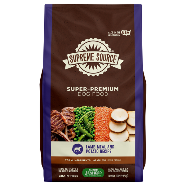 Dog Food Supreme Source Grain Free Lamb Meal and Potato Recipe Premium Dog Food hero