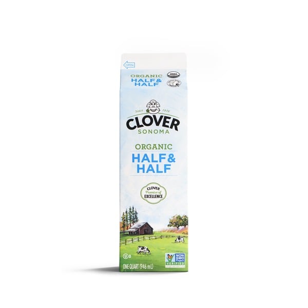 Cream Clover Sonoma Organic Half & Half hero