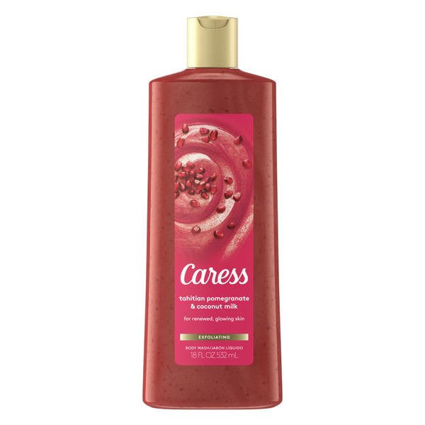 Body Lotions & Soap Caress Exfoliating Body Wash Tahitian Pomegranate & Coconut Milk hero