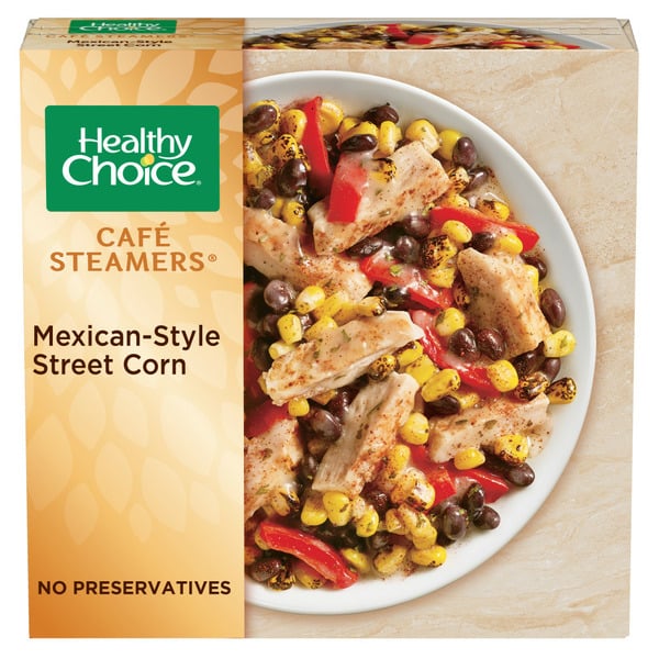 Frozen Meals Healthy Choice Café Steamers Mexican Style Street Corn Frozen Meal hero