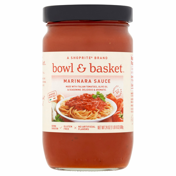 Pasta Sauce Bowl & Basket Marinara Sauce hero