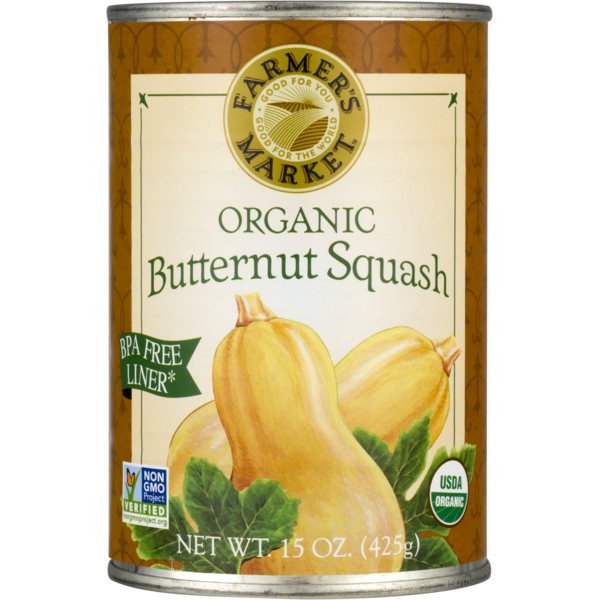 Canned & Jarred Vegetables Farmer's Market Organic Butternut Squash hero