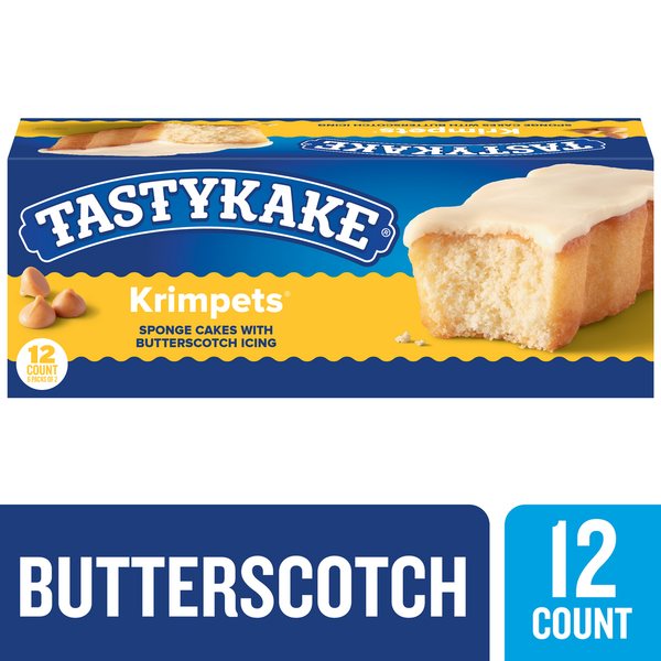 Breakfast Breads, Donuts & More Tastykake Butterscotch Krimpets Cakes hero