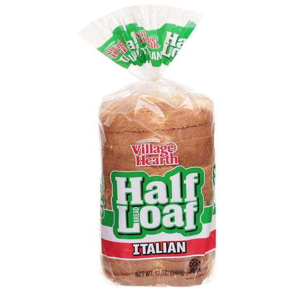 Bread Village Hearth Bread, Italian, Half Loaf hero