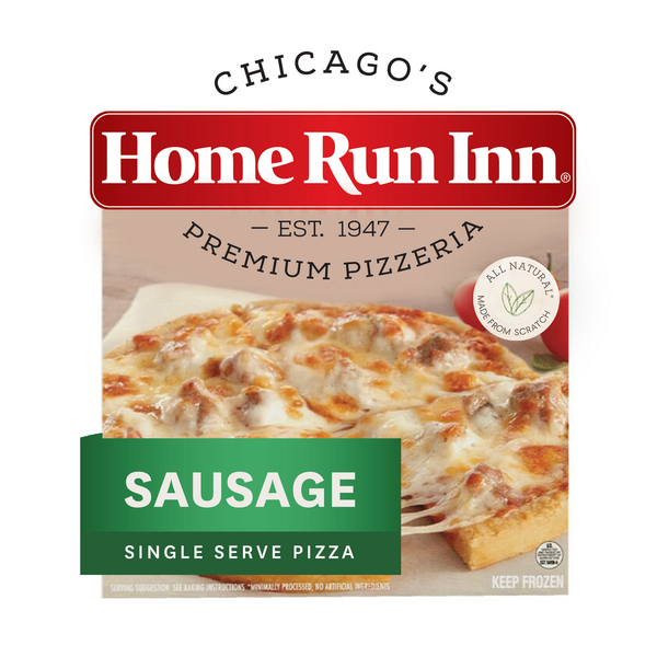 Frozen Pizza Home Run Inn Personal Pizza, Classic Frozen Sausage Pizza hero