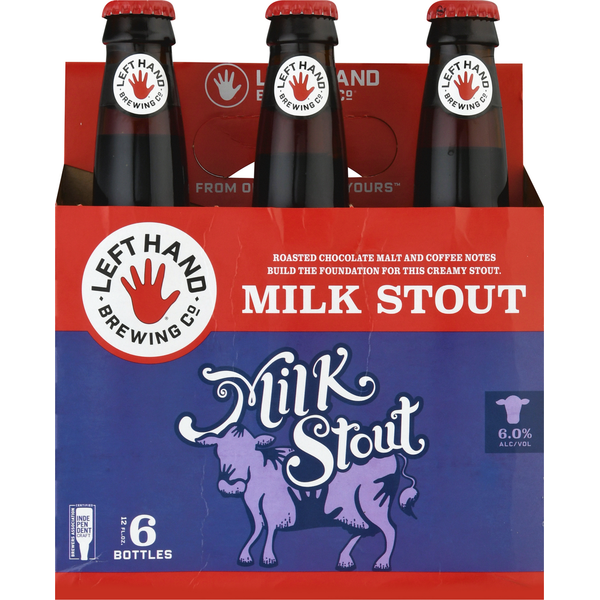 Beers & Coolers Left Hand Brewing Milk Stout, Bottles hero