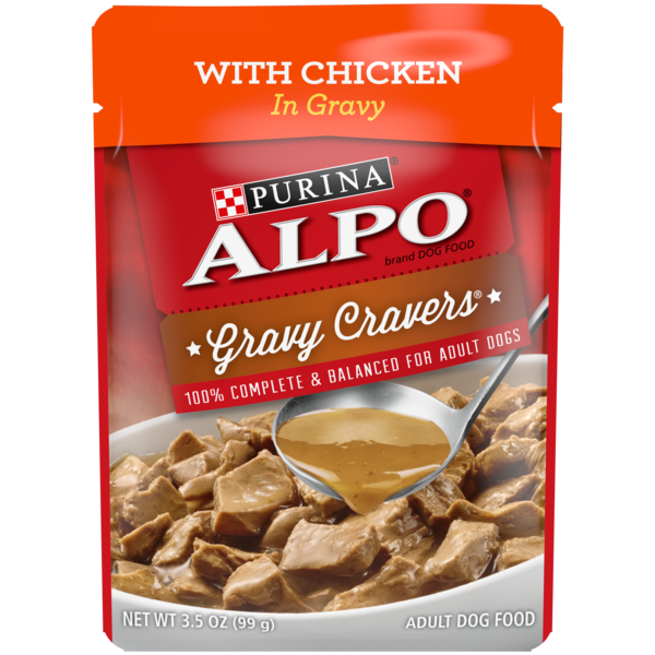 Purina Gravy Wet Dog Food, Gravy Cravers With Chicken hero