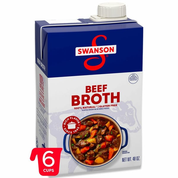 Soup, Broth & Bouillon Swanson's 100% Natural Beef Broth hero