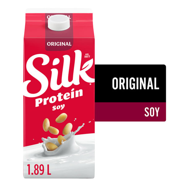 Alternative Milk & Cream Silk Organic Soy Beverage, Original, Dairy-Free hero