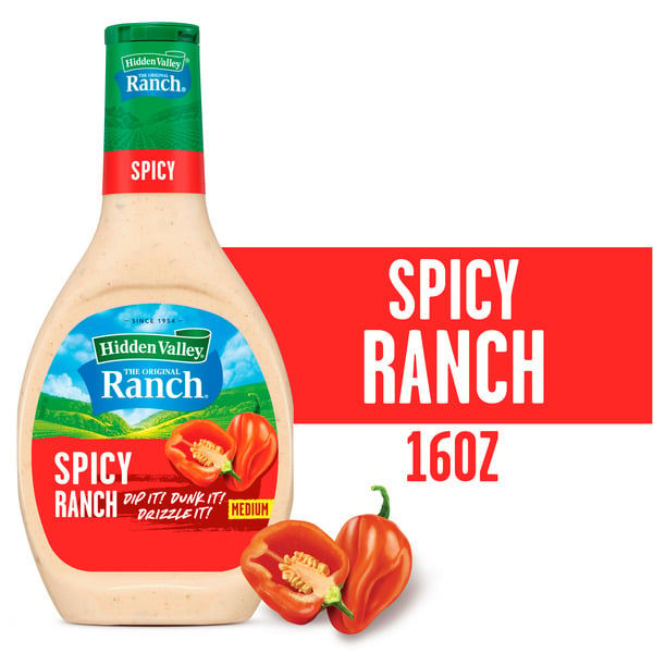 Salad Dressing & Toppings Hidden Valley Spicy Ranch Topping and Dressing hero