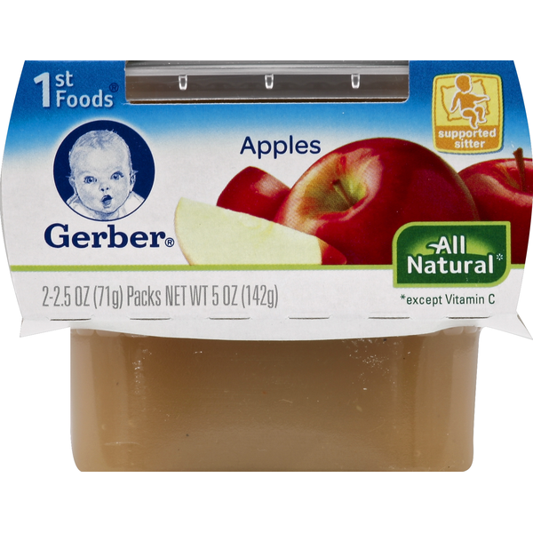 Baby Food & Formula Gerber 1st Foods Apples Purees-Fruit hero