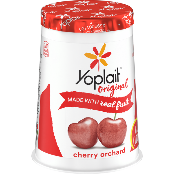 Yogurt/Kefir Yoplait Original Low Fat Cherry Orchard Yogurt Cup hero