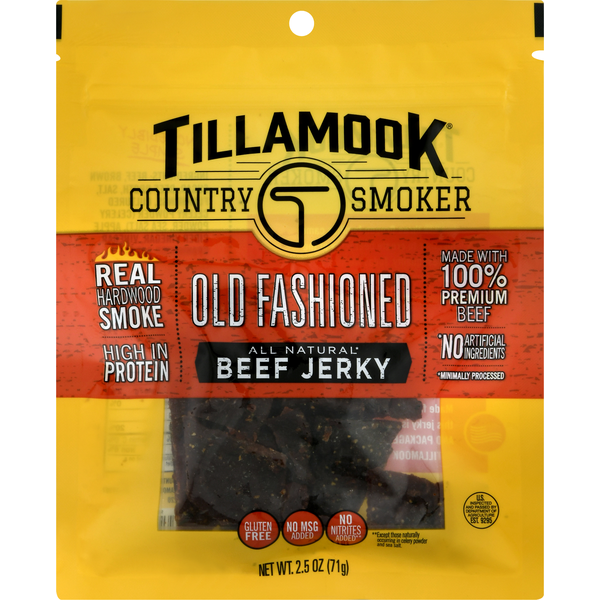 Popcorn & Jerky Tillamook Country Smoker Beef Jerky, Old Fashioned hero