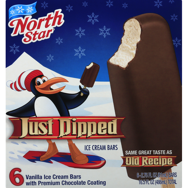 Ice Cream & Ice North Star Ice Cream Bars, Just Dipped hero