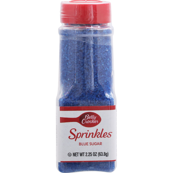 Baking Supplies & Decor Betty Crocker Sprinkles, Blue Sugar hero