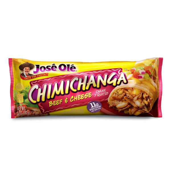 Frozen Meals José Olé Beef & Cheese Chimichanga hero