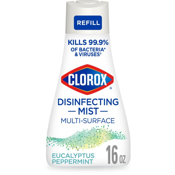 Cleaning Products Clorox Disinfecting Mist, Eucalyptus Peppermint, Disinfecting Refill hero