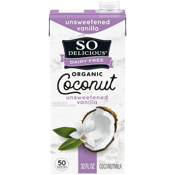 Soy & Lactose-Free So Delicious Dairy Free Coconut Milk Unsweetened Vanilla hero