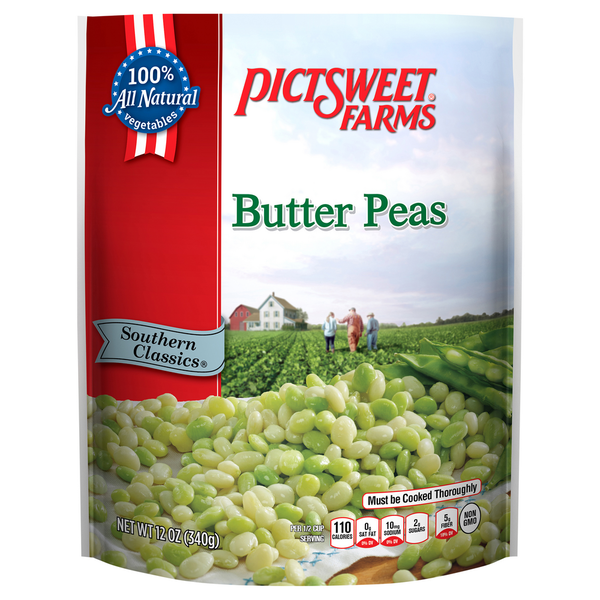 Frozen Produce Pictsweet Farms Butter Peas, Stand Up Bag hero