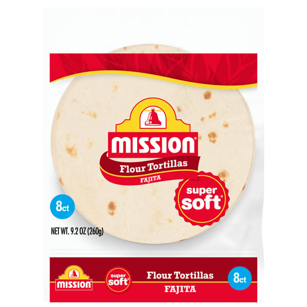 Latino Foods Mission Small Fajita Flour Tortillas hero