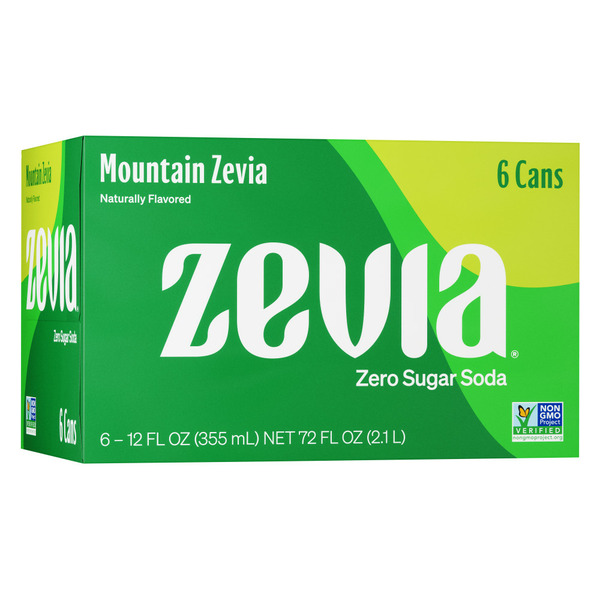 Soft Drinks Zevia Zero Calorie Soda Mountain hero