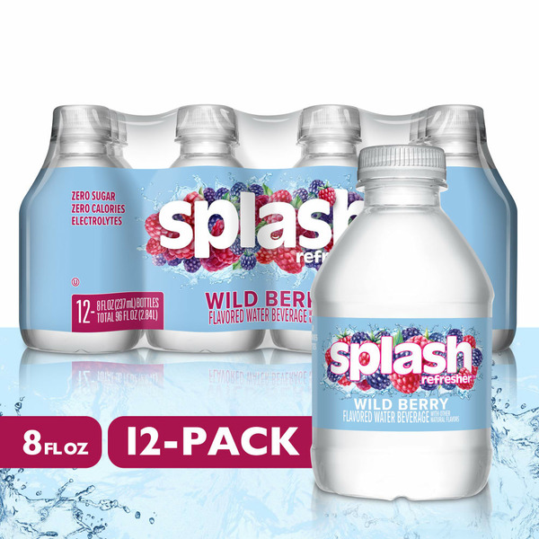 Splash Refresher, Wild Berry Flavored Water hero