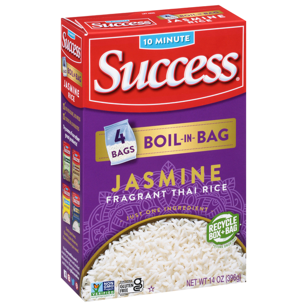 Grains, Rice & Dried Goods Success Ten Minute Boil-in-Bag Jasmine Fragrant Thai Rice hero