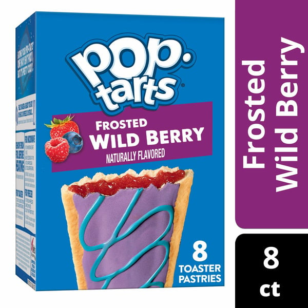 Breakfast Bars & Pastries Pop-Tarts Toaster Pastries, Breakfast Foods, Kids Snacks, Frosted Wild Berry hero