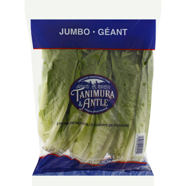 Packaged Vegetables & Fruits Tanimura & Antle Romaine Hearts, Jumbo hero