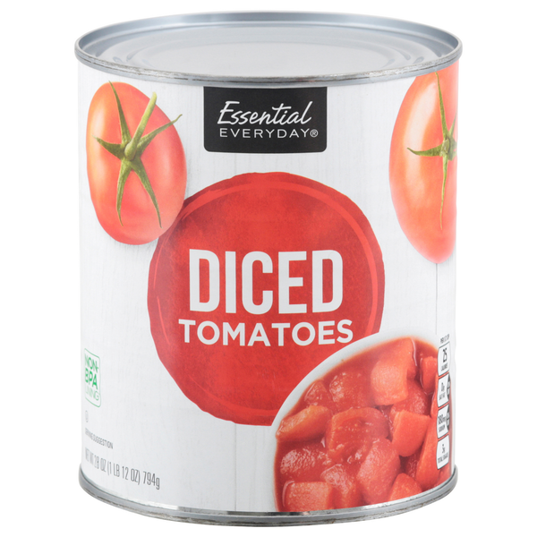 Canned & Jarred Vegetables Essential Everyday Tomatoes, Diced hero