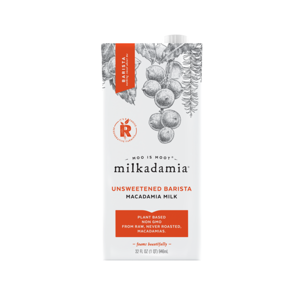 Milkadamia Unsweetened Barista hero